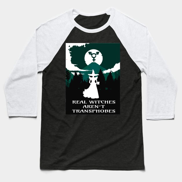 real witches aren't transphobes Baseball T-Shirt by remerasnerds